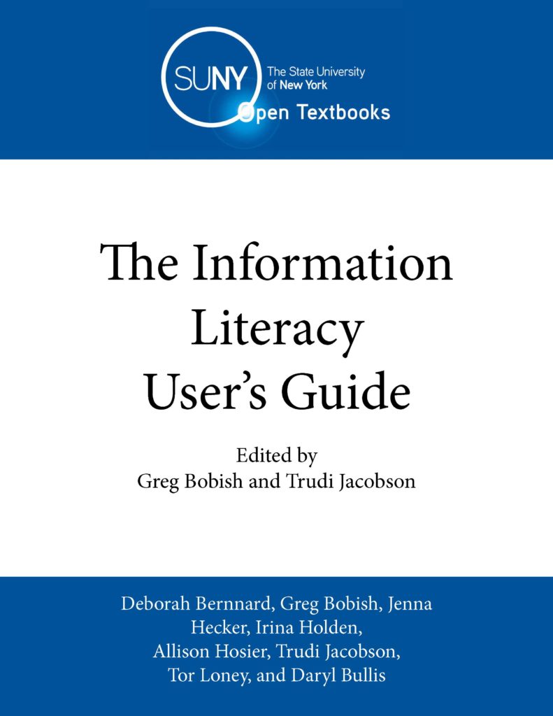 Cover image for The Information Literacy User’s Guide